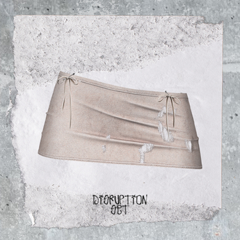 Second Life Marketplace - +WORN+ Disruption Skirt Nude